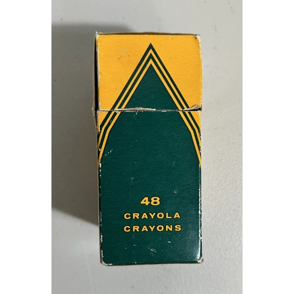 Vintage 80s Crayola Crayons 48 Pack Binney & Smith Retired Colors - READ